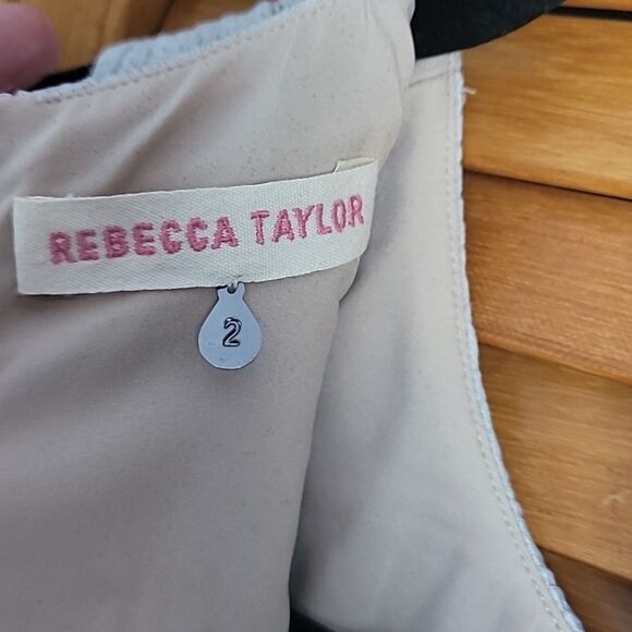 Rebecca Taylor Grey Dress Women’s Size 2 - Picture 4 of 8